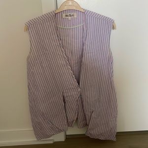 Diane Von Furstenberg DVF sleeveless woven top